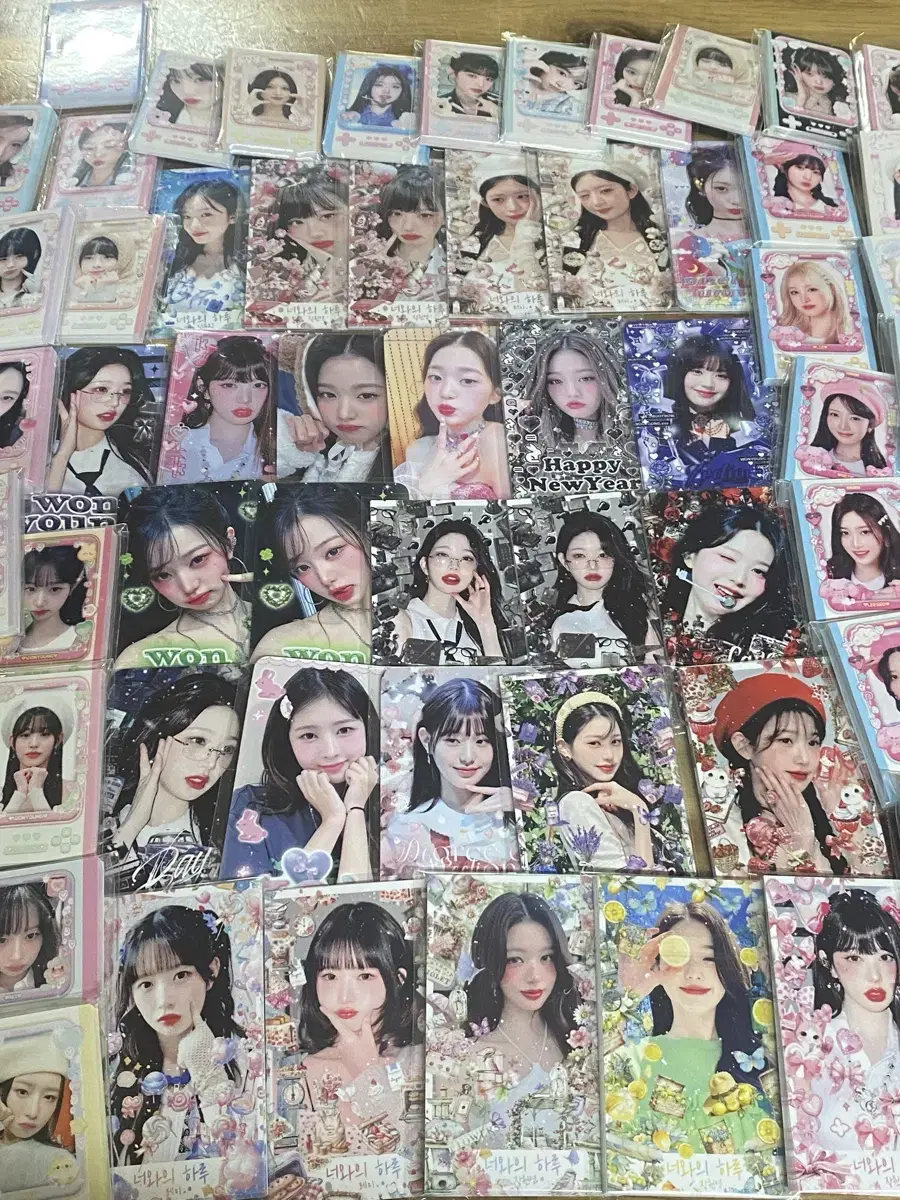 ive unofficial goods 3x lanbong lanbak postcard sticker photocard wonyoung yujin liz leeseo gaeul