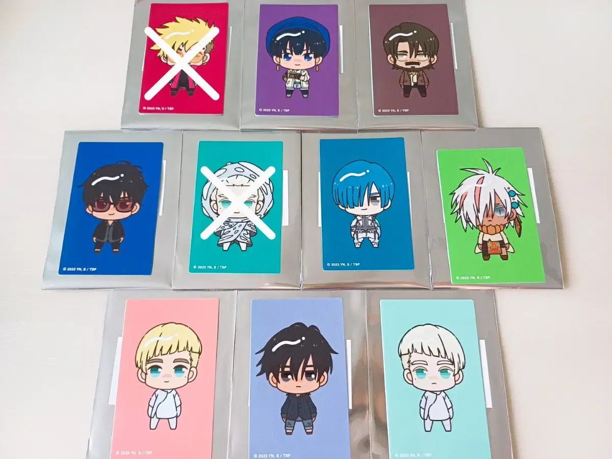 Trigun Stampede Choconto kard stickers