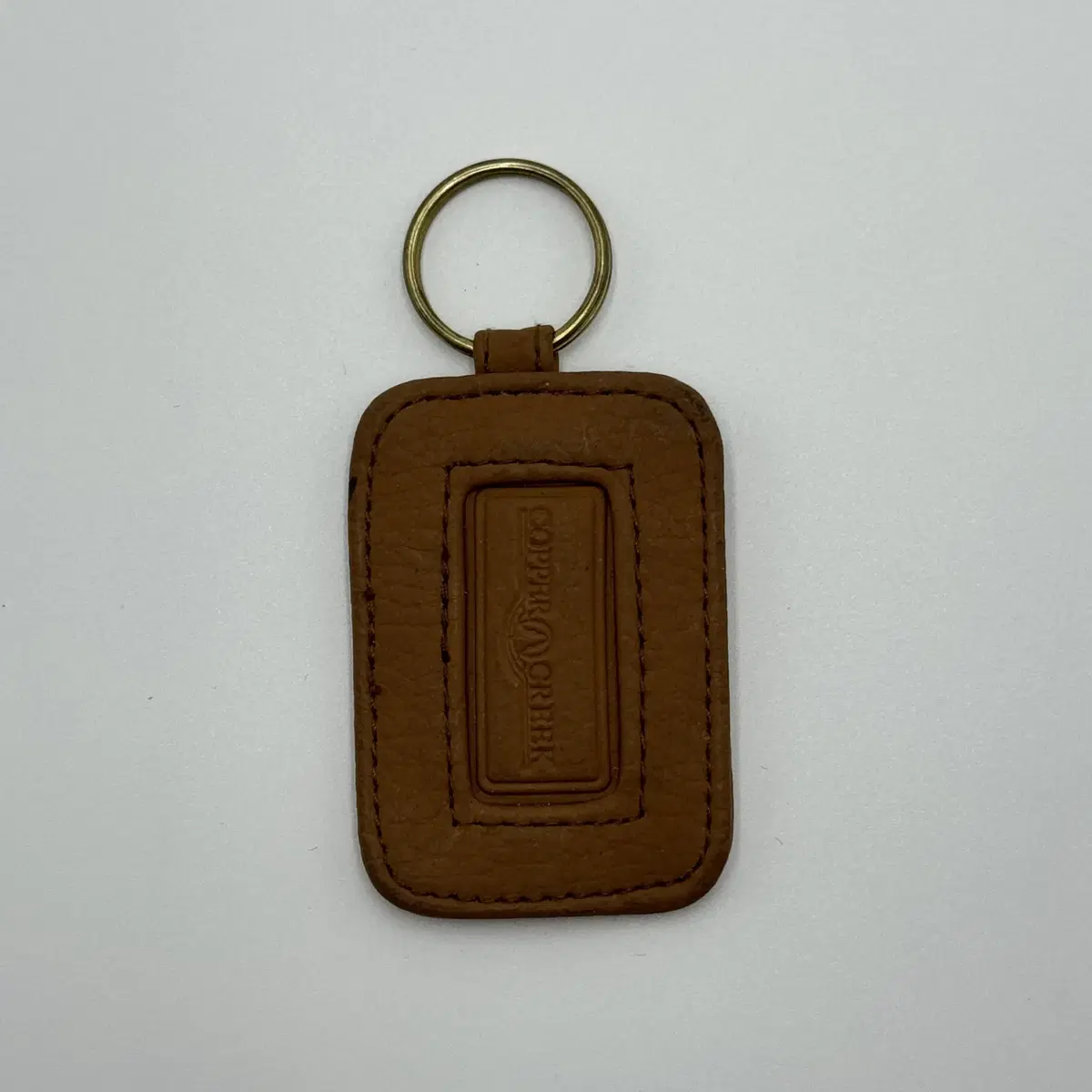 Vintage keychain copper creek brown