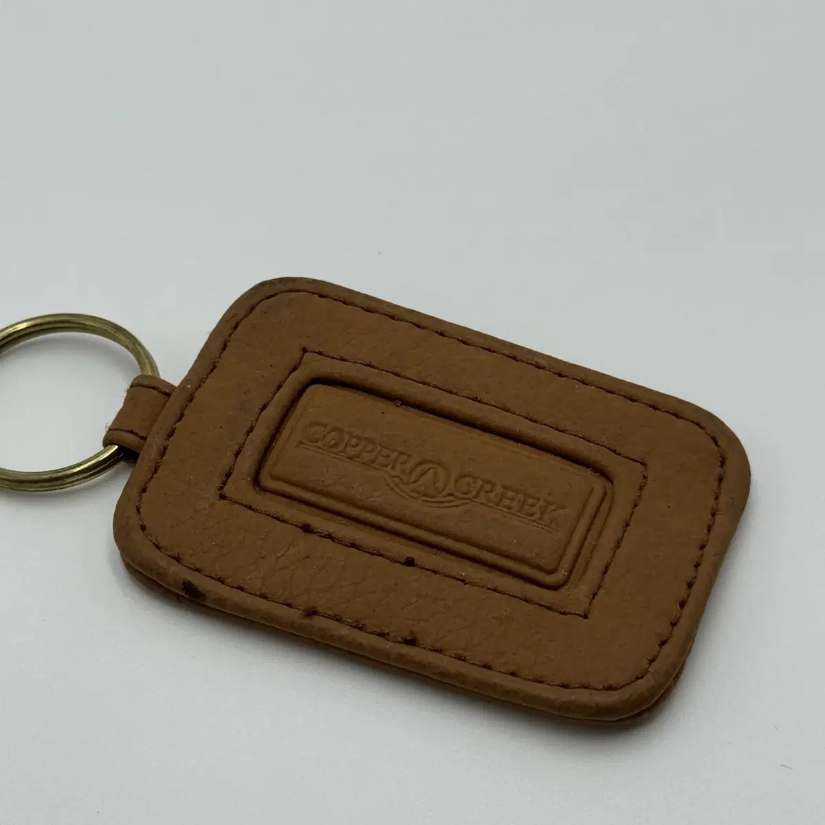 Vintage keychain copper creek brown