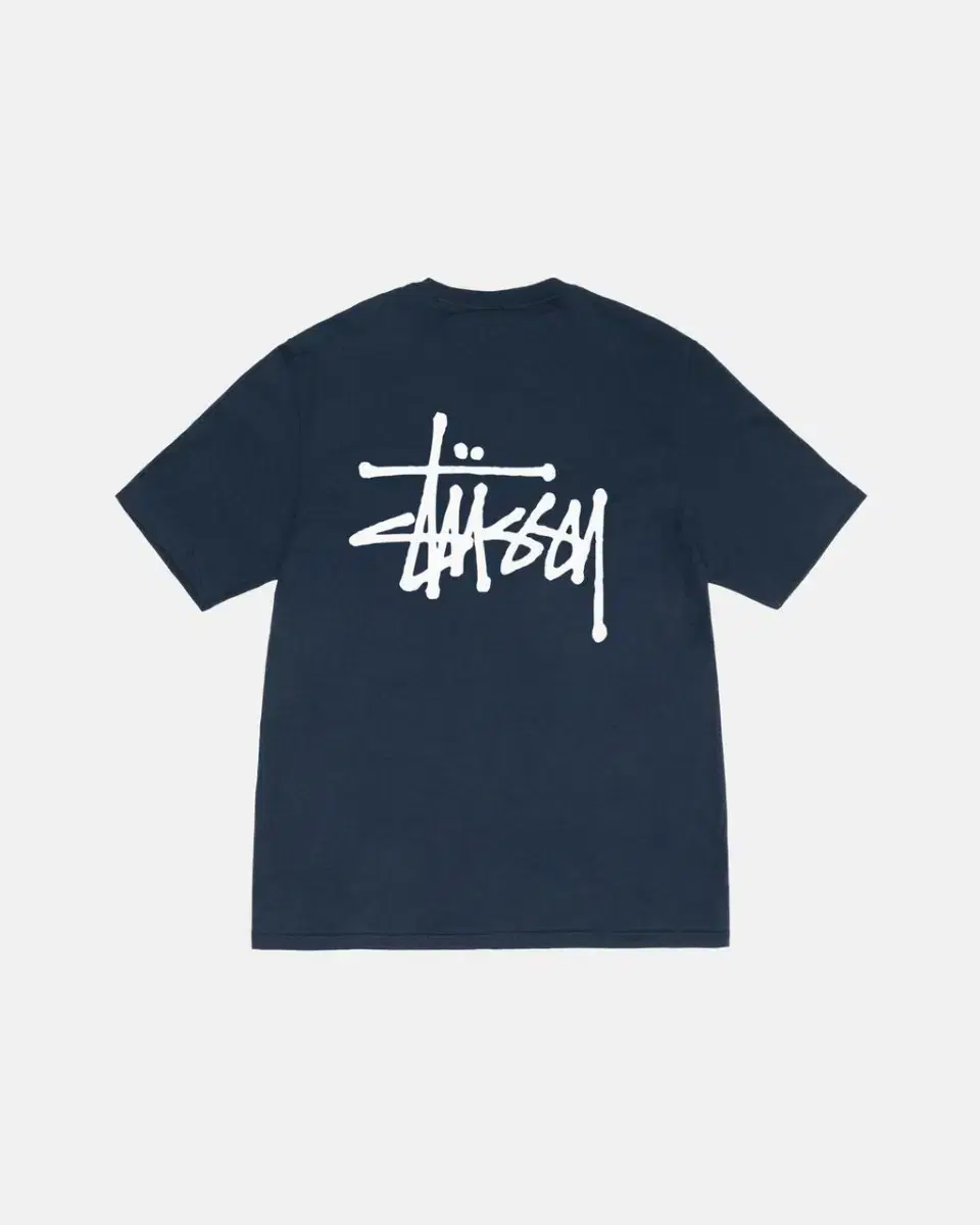 Stussy Ball Home) Stussy Basic Vahn Short Sleeve Tee Navy 2023