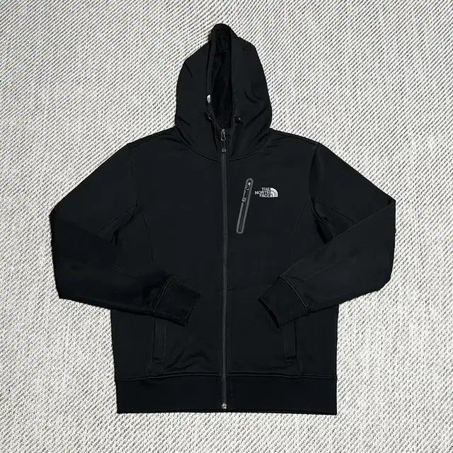 [ L ] Northface 노스페이스 블랙 폴리 후드집업 자켓