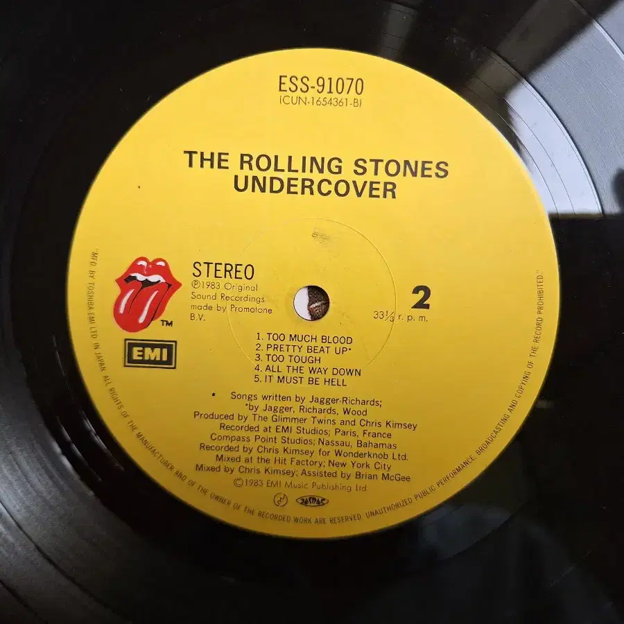 수입반/The Rolling Stones - Undercover LP