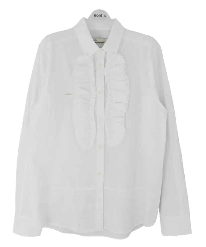 에옹쓰 eonts ruffle40 shirts - white