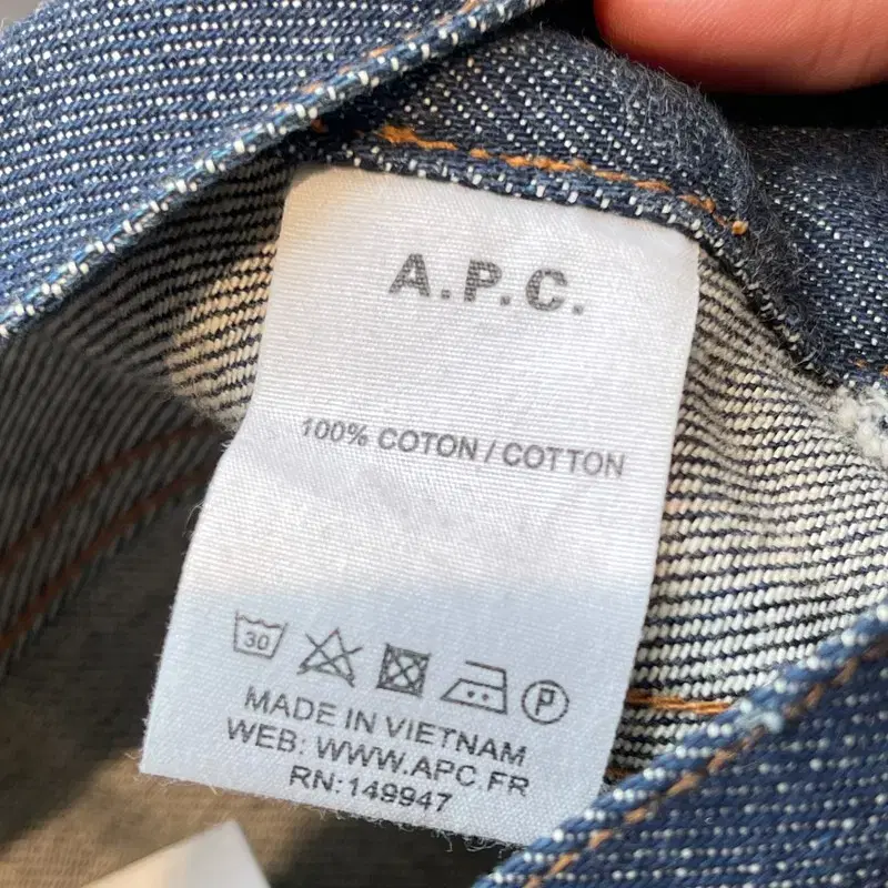 A.P.C. 데님 팬츠 33 HS01156