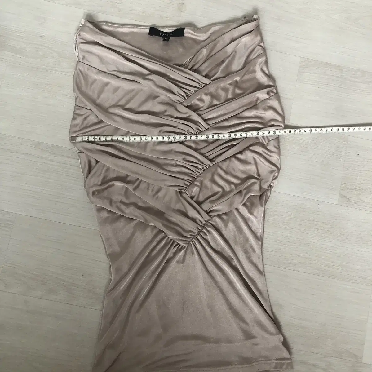 Gucci midi skirt polyester eu40