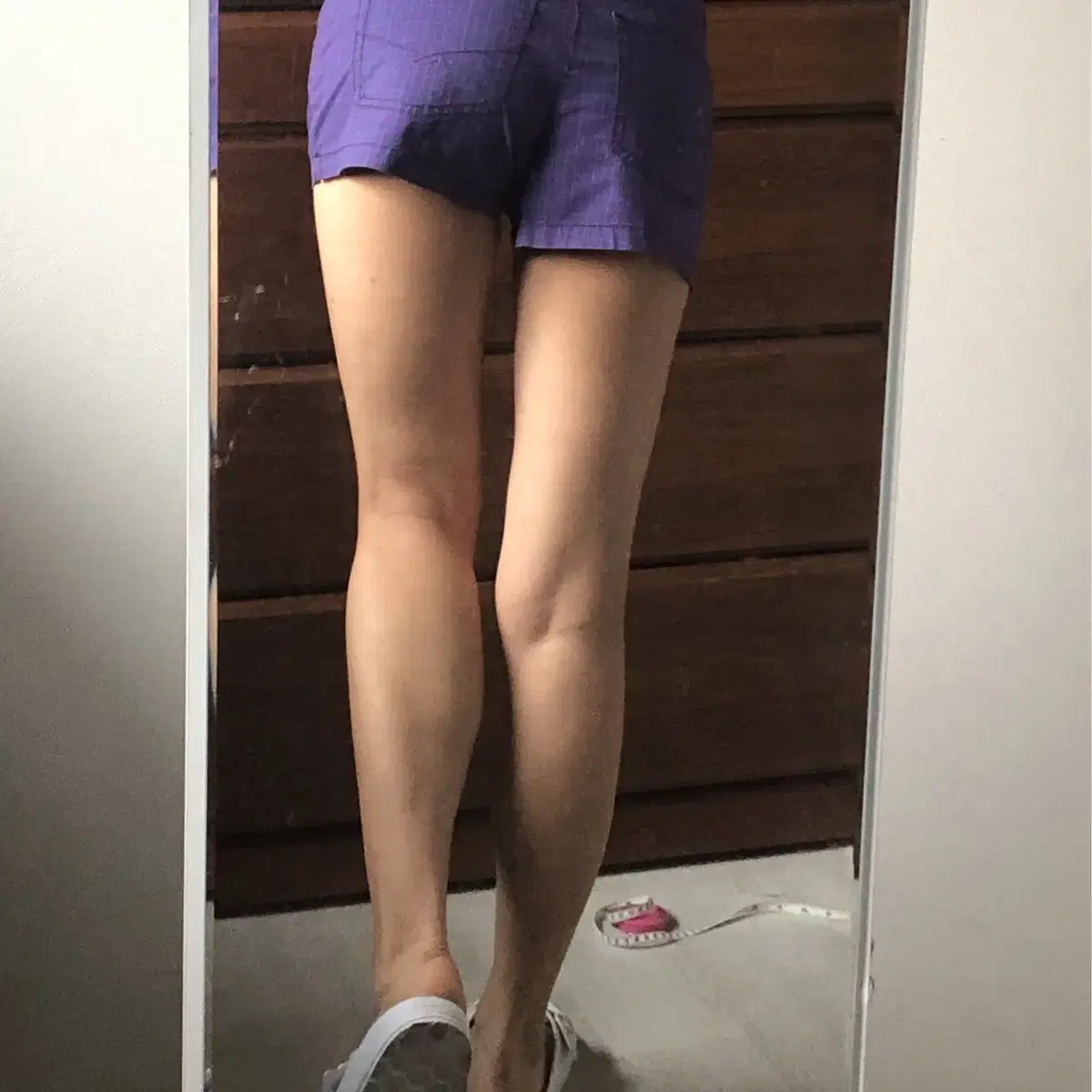 Vans purple plaid check shorts Waist 29