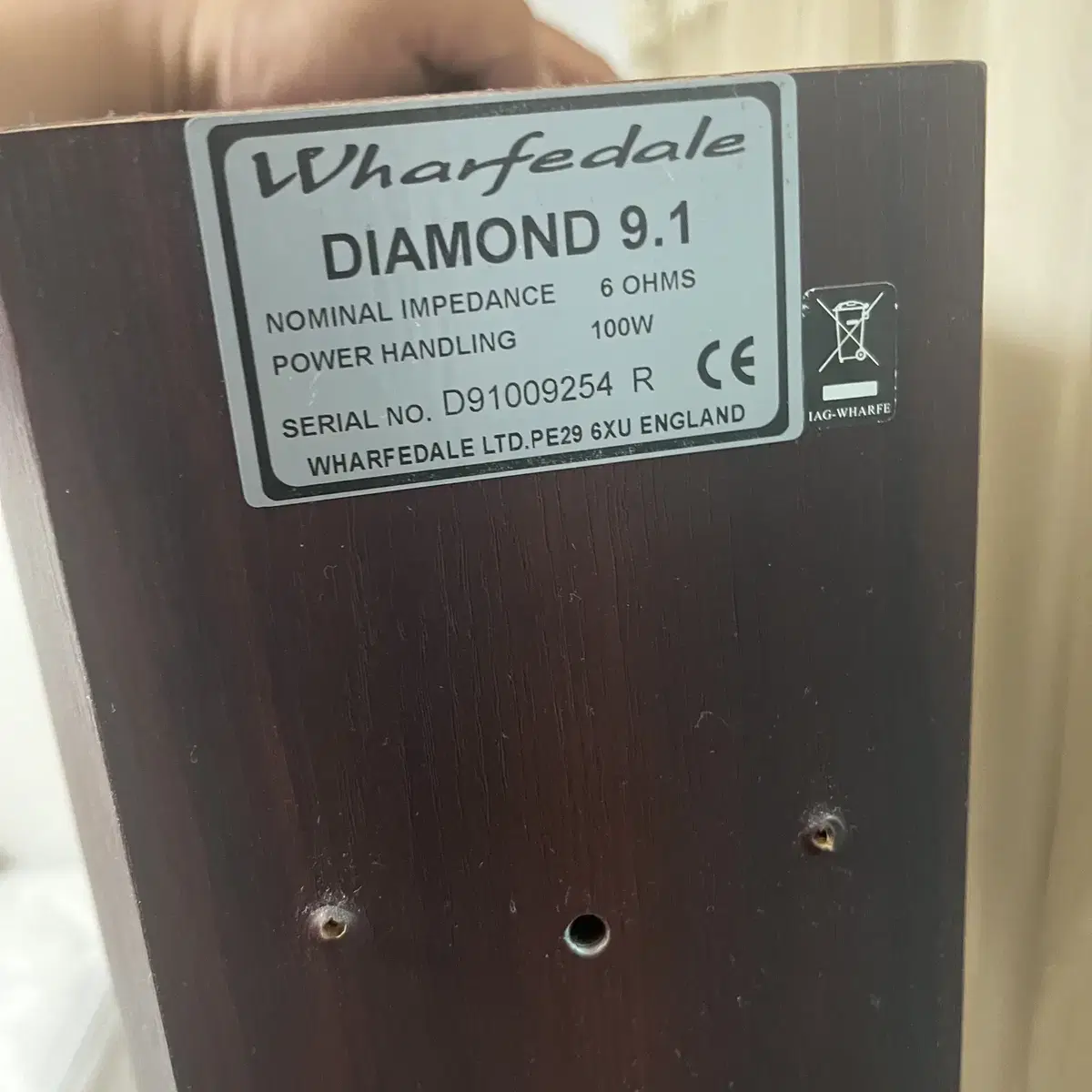 wharfedale diamond 9.1  yamaha5890리시버