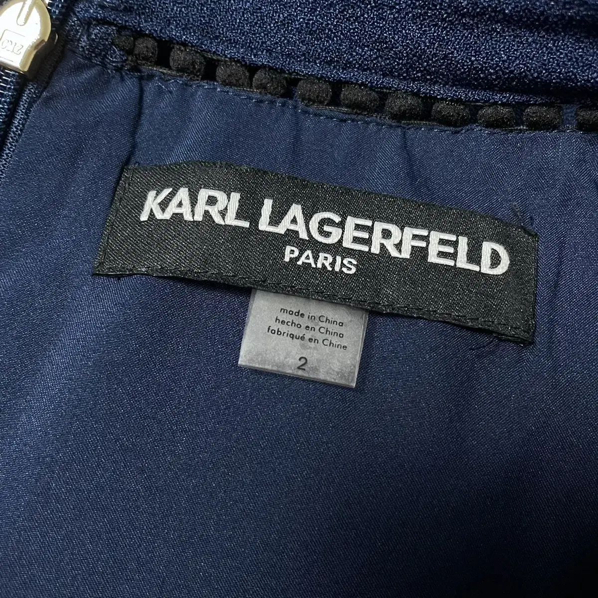 KARL LAGERFELD 칼라거펠트 여성 슬리브리스 원피스 드레스