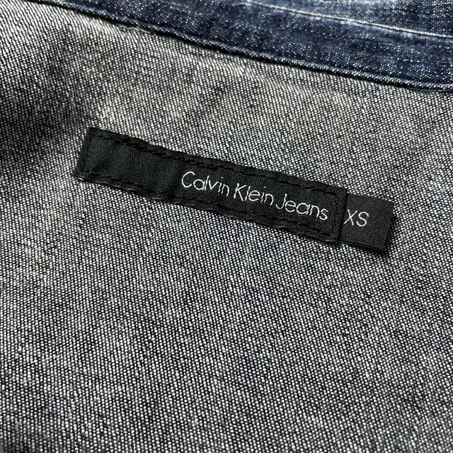 Calvin Klein 캘빈클라인 여성 워시드 웨스턴 데님 셔츠 남방