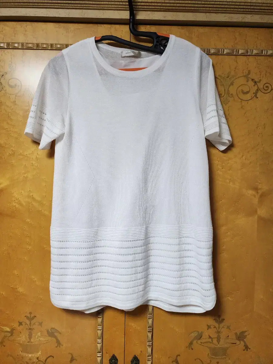 MC White Knit Vahn Short Sleeve Tee 55