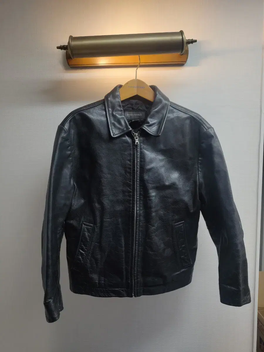 105) Banana Republic Leather Single Rider Jacket for sale