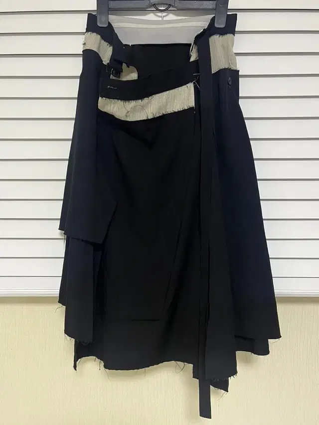 Yohji Yamamoto detailed skirt