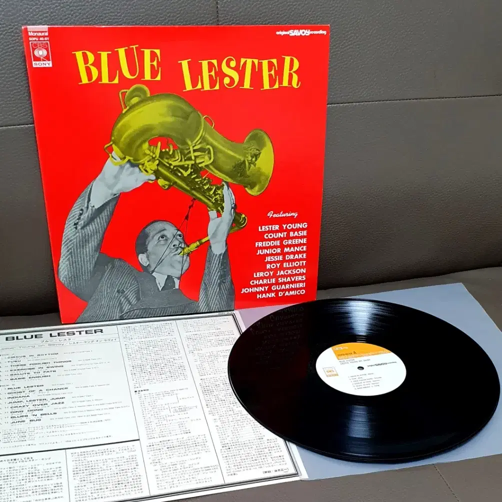 LP ㅡ [ 민트급 ]  LESTER YOUNG  / JAZZ 수입명반