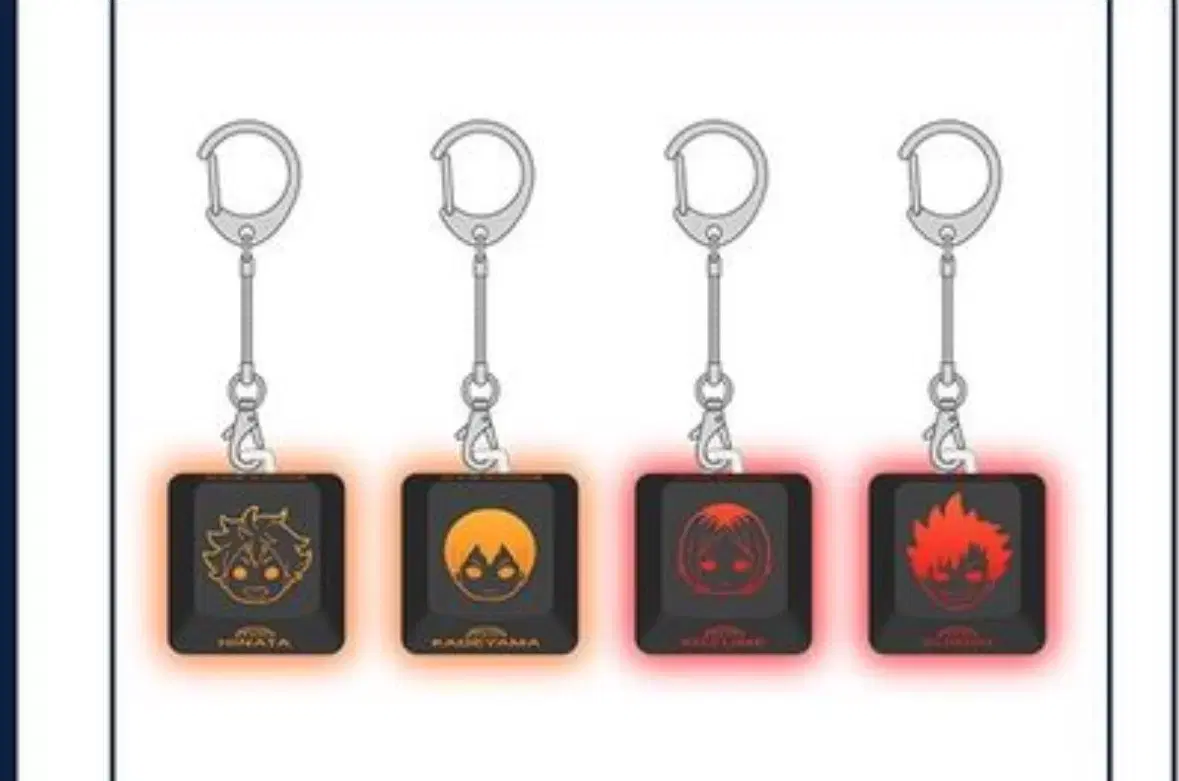 Power Supply) haikyuu pop up Kageyama LED Keycap Keyring