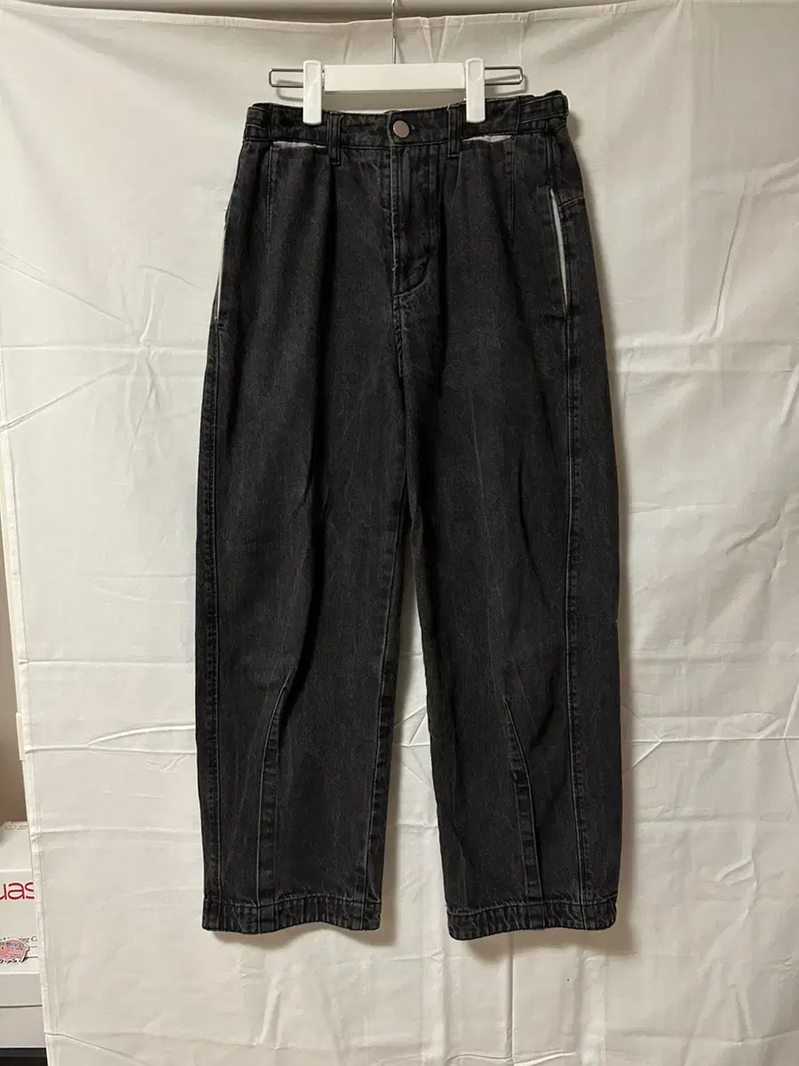 Polyester 6PK Loose Denim Black