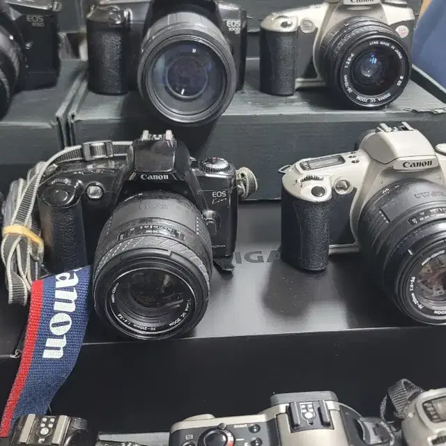 캐논 EOS SLR 필름카메라 바디 렌즈 셋트