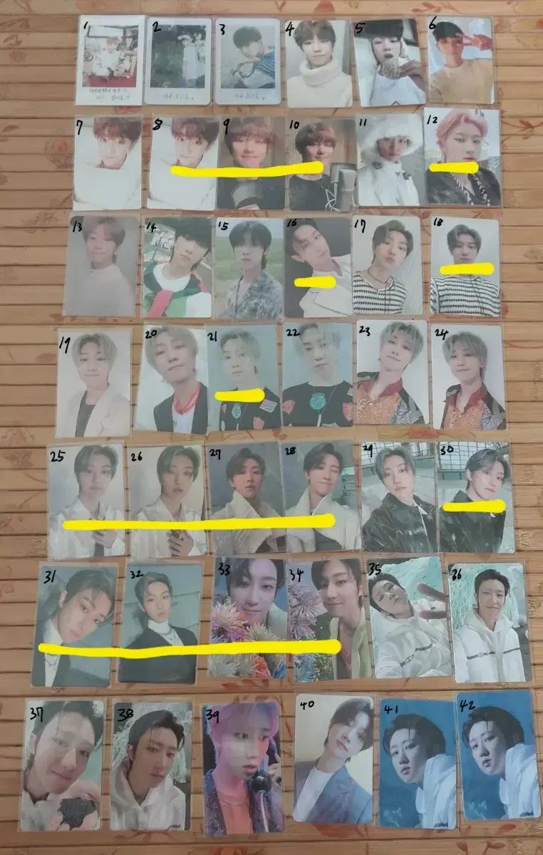 bulk welcome)seventeen the8 photocards to sell