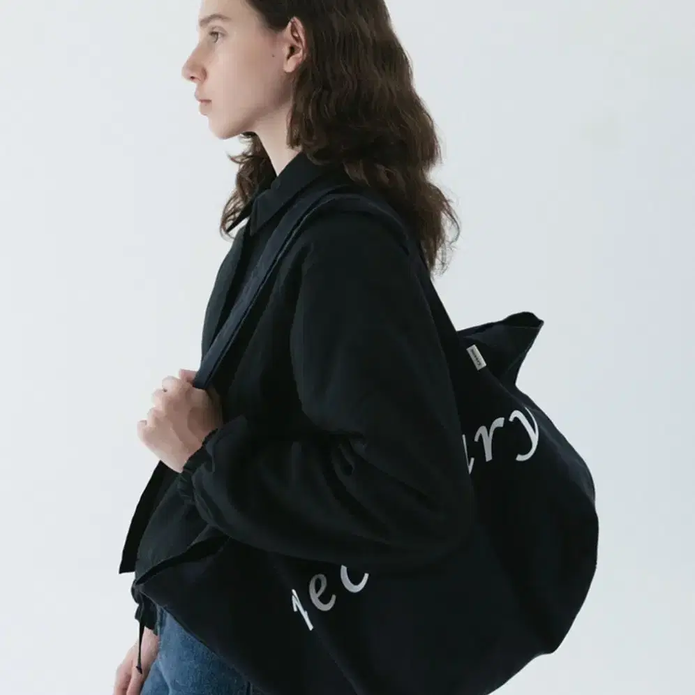 네세서리 Ncssry shopper bag (Navy)