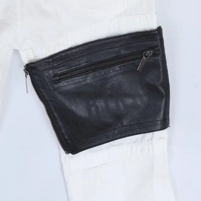 DIRK BIKKEMBERGS LEATHER POCKET PANTS