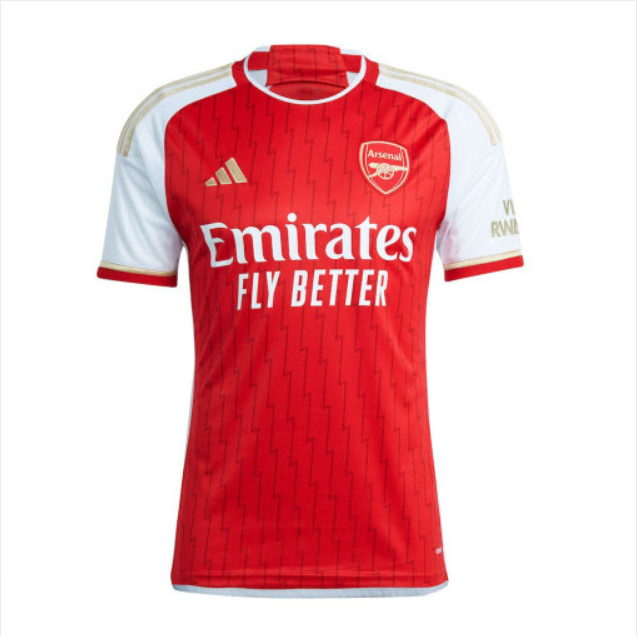 Adidas Arsenal 23-24 Home Shirt Red with HR6929 Soccer Jersey Saka