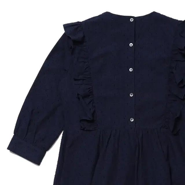 Maison Kitsune Slub Texture Ruffle