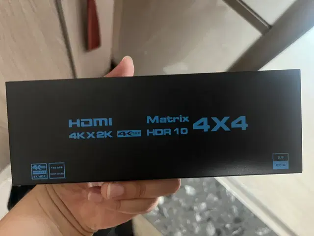 HDMI 매트릭스 4x4 분배기 선택기 matrix 스위치 4k EDID