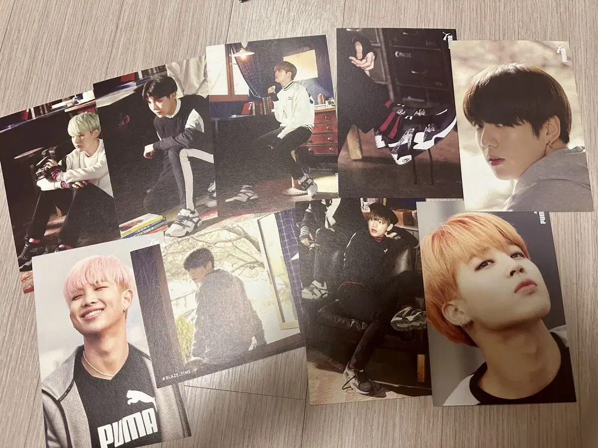 Bangtan Puma limited edition Double sided postcard 2 kinds