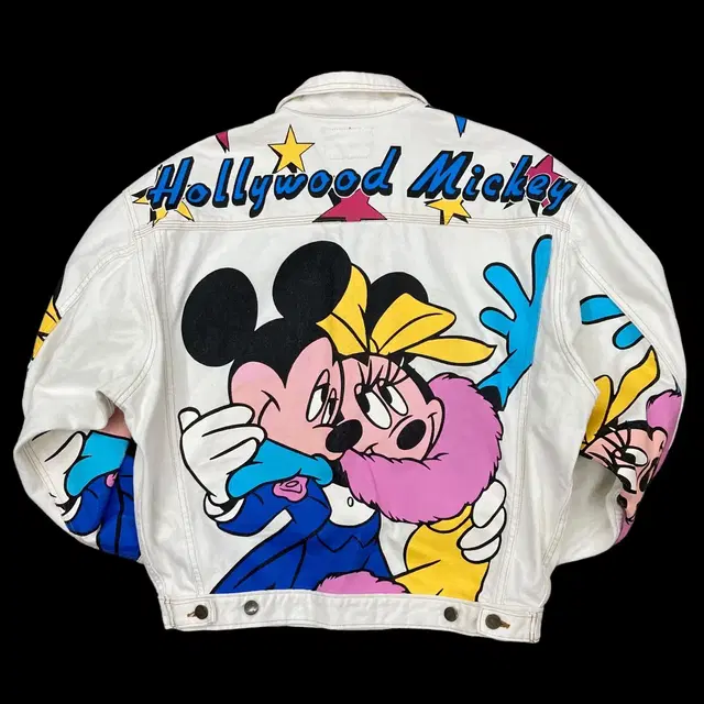 [L] Hollywood mickey 80s 미키앤미니 트러커 자켓