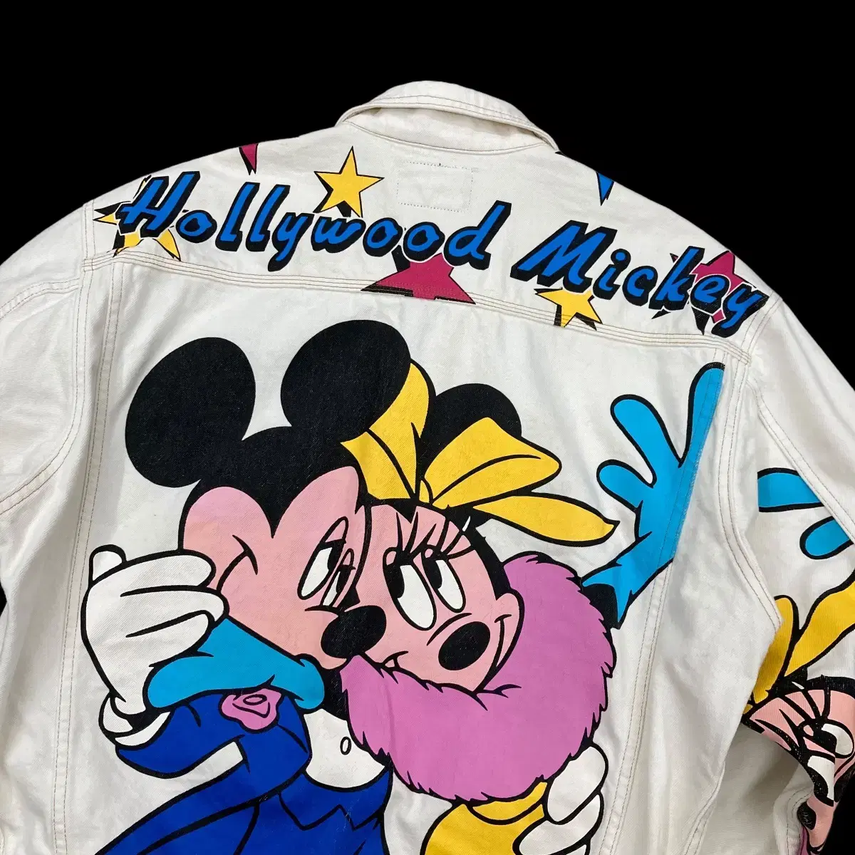 [L] Hollywood mickey 80s 미키앤미니 트러커 자켓