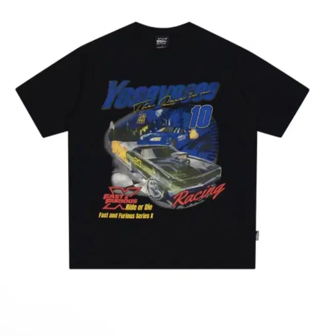 Y.E.S x Fast & Furious Racing Tee Black