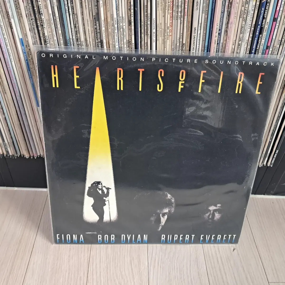 LP..하트오브파이어(FIONA,BOBDYLAN)1987년