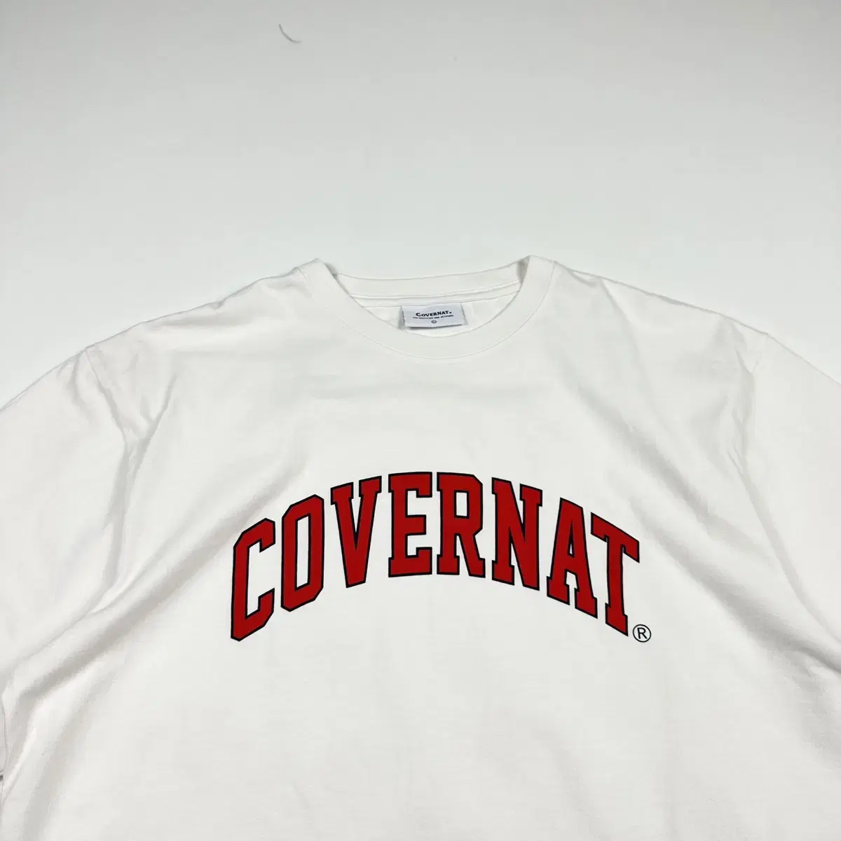 Covernat Initials White Short Sleeve T-Shirt (true to size XL)