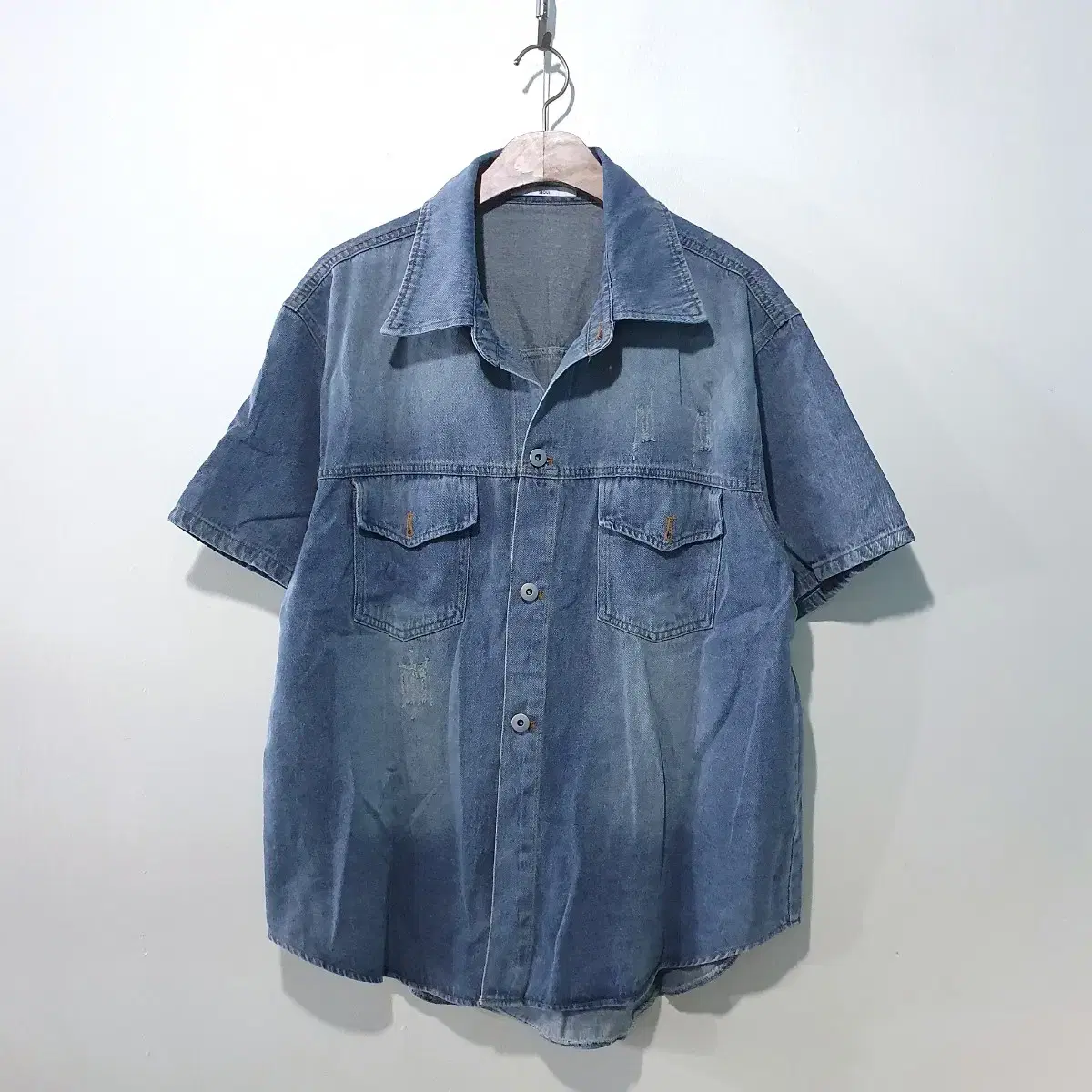 SS신상) Denim short sleeve jacket 1color