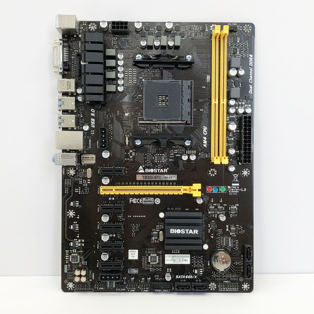 AM4/ATX) BIOSTAR TB350 BTC  메인보드