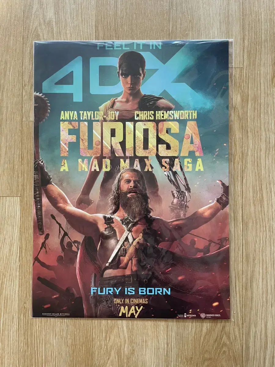 [NEW]Mad Max Puriosa poster 4DX