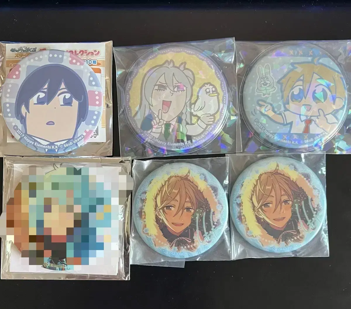 Anstar Hokuto Wataru Tomoya BukuStar Bukubu CanBadge Badge Gachapon