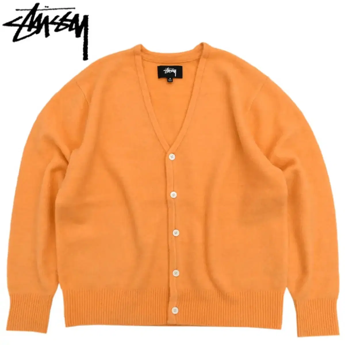 Stussy / Brushed Cardigan Peach / Size M