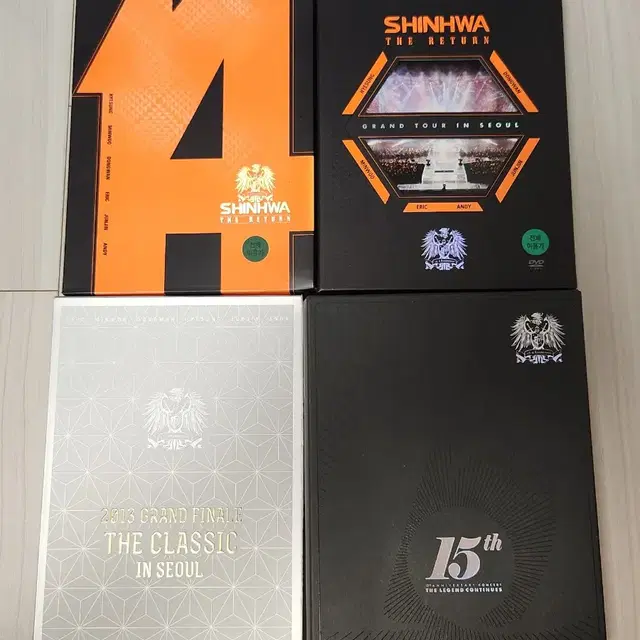 신화 콘서트 DVD 4개 일괄