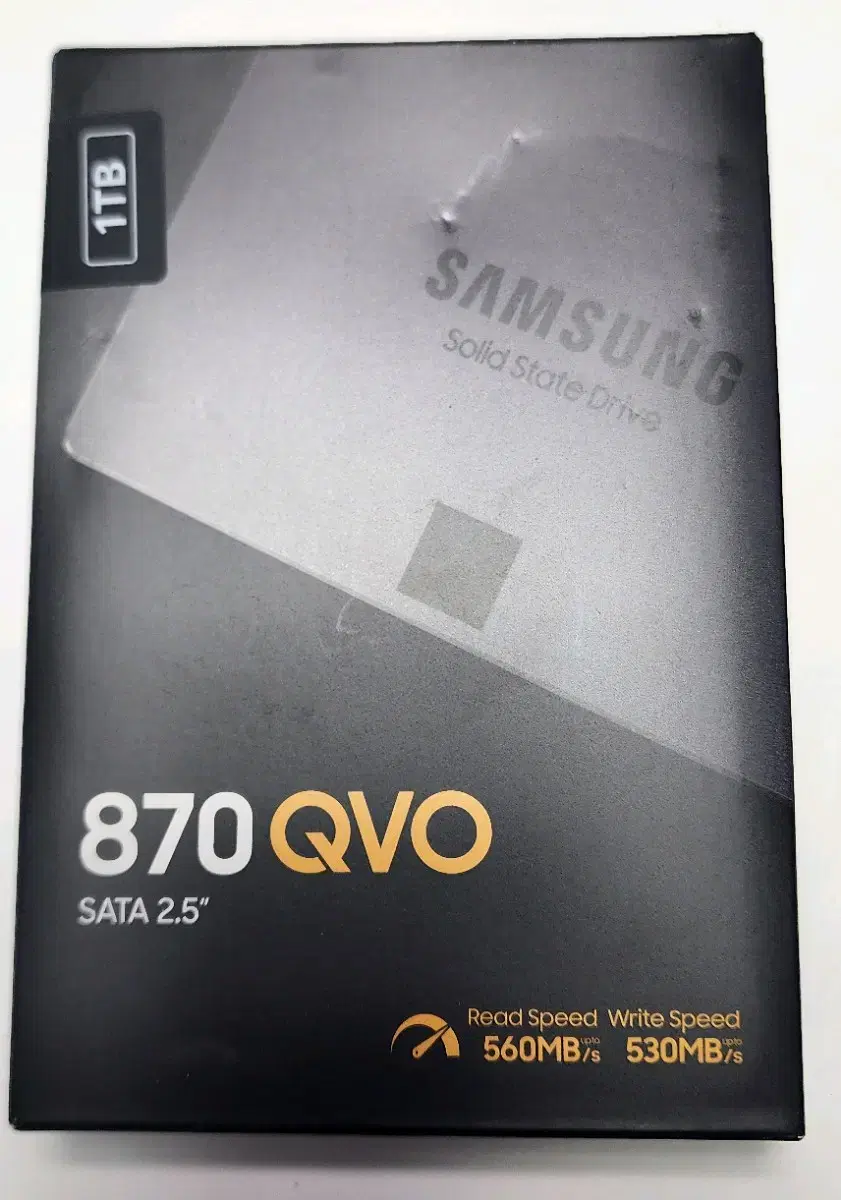 삼성 ssd 1tb qvo 새상품팝니다