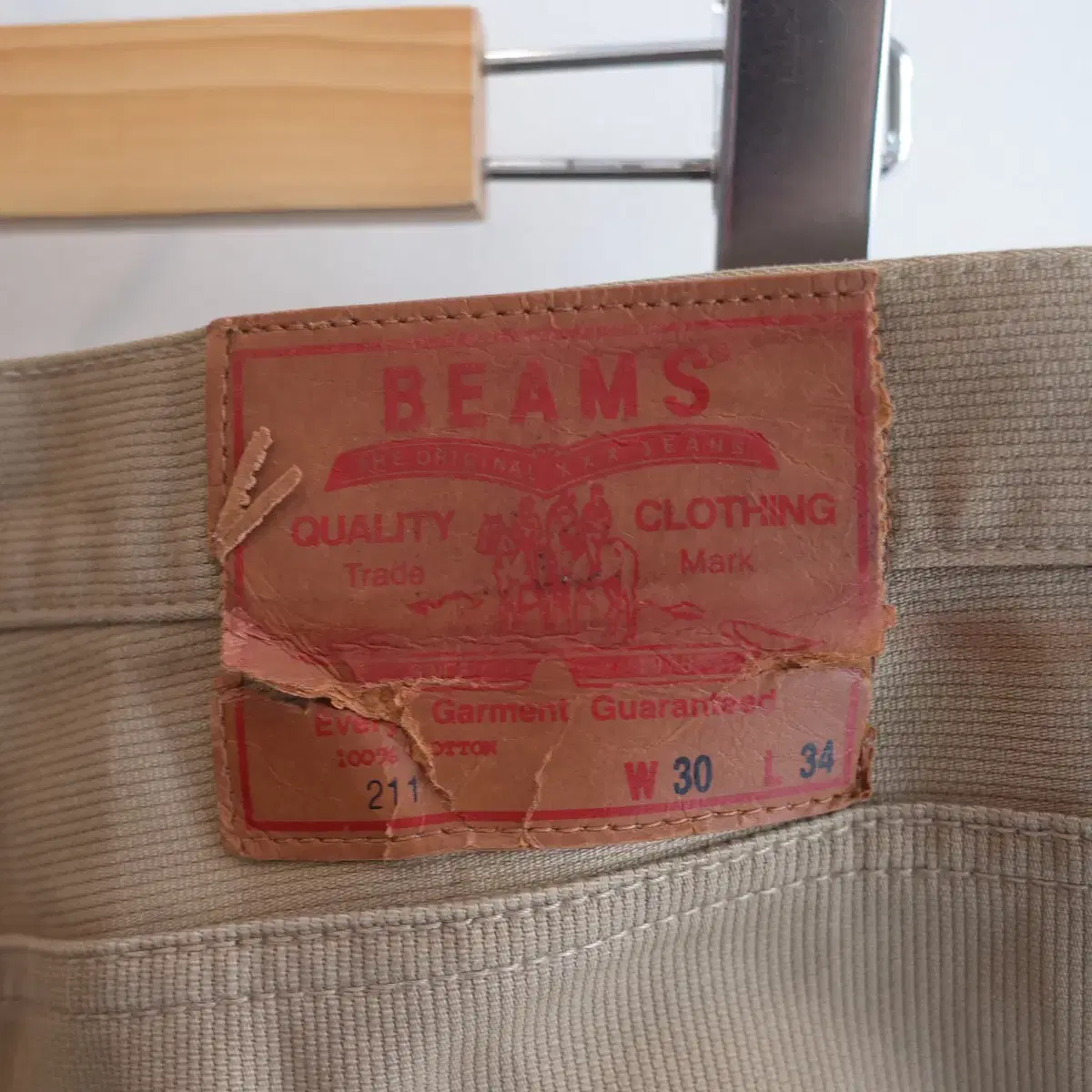 BEAMS 빔즈 코튼 팬츠 (MADE IN JAPAN)