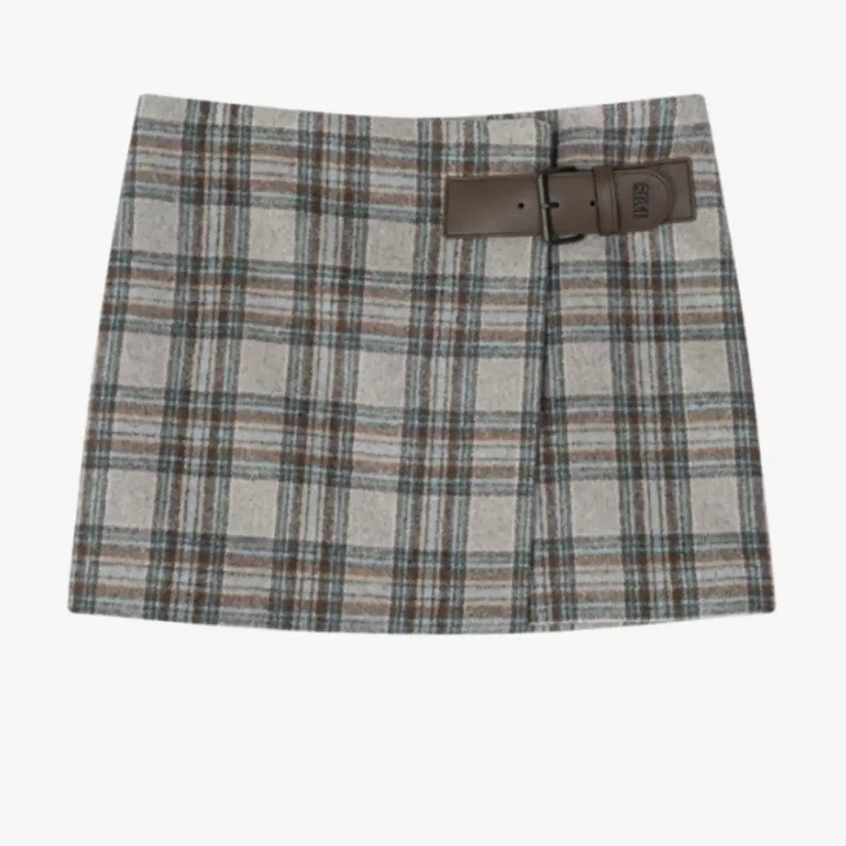 그로브 peder skirt grey check