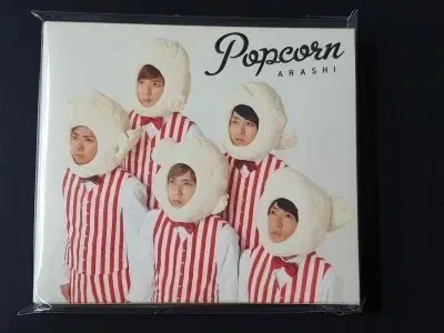 ARASHI 아라시 11집 앨범 Popcorn 한정반  그림책 스티커부속