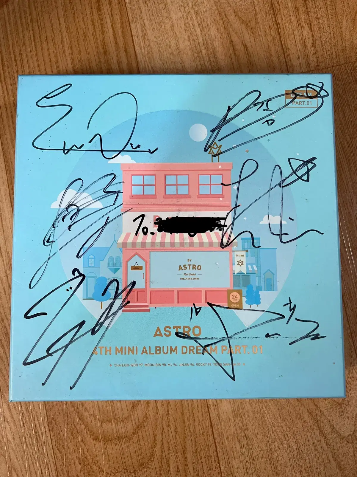 Astro ASTRO handwritten sign album