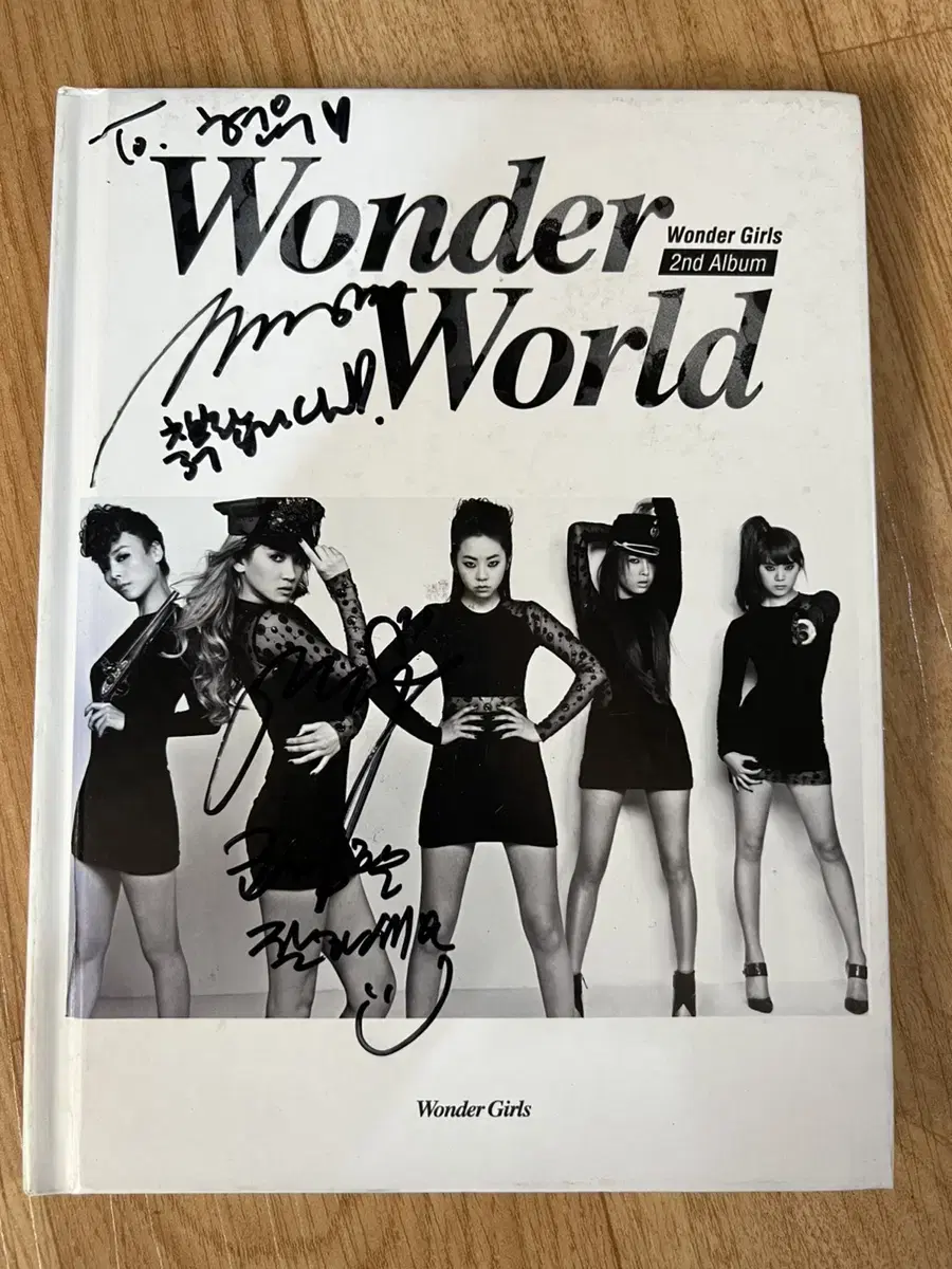 원더걸스 Wonder Girls 친필 싸인 앨범