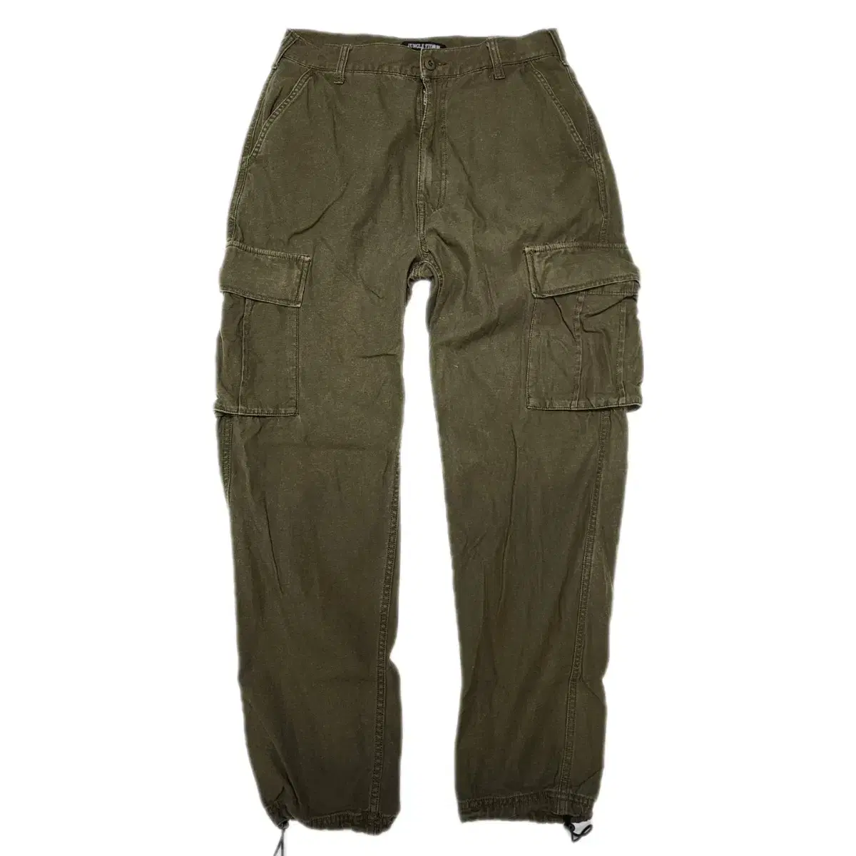 Jungle storm beige cargo jogger pants