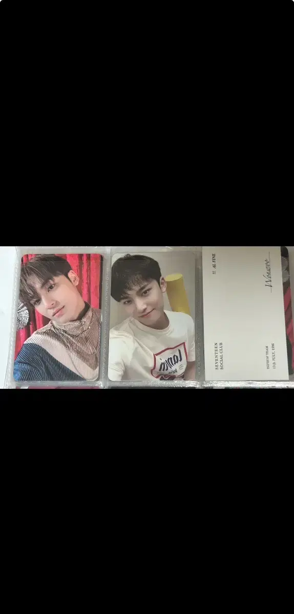 mingyu photocard goingseventeenmagazinephoca.henggaraealbumphoca