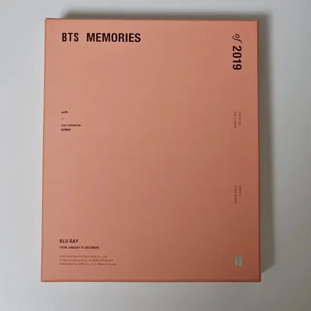 [BTS] 방탄소년단 2019 메모리즈 블루레이