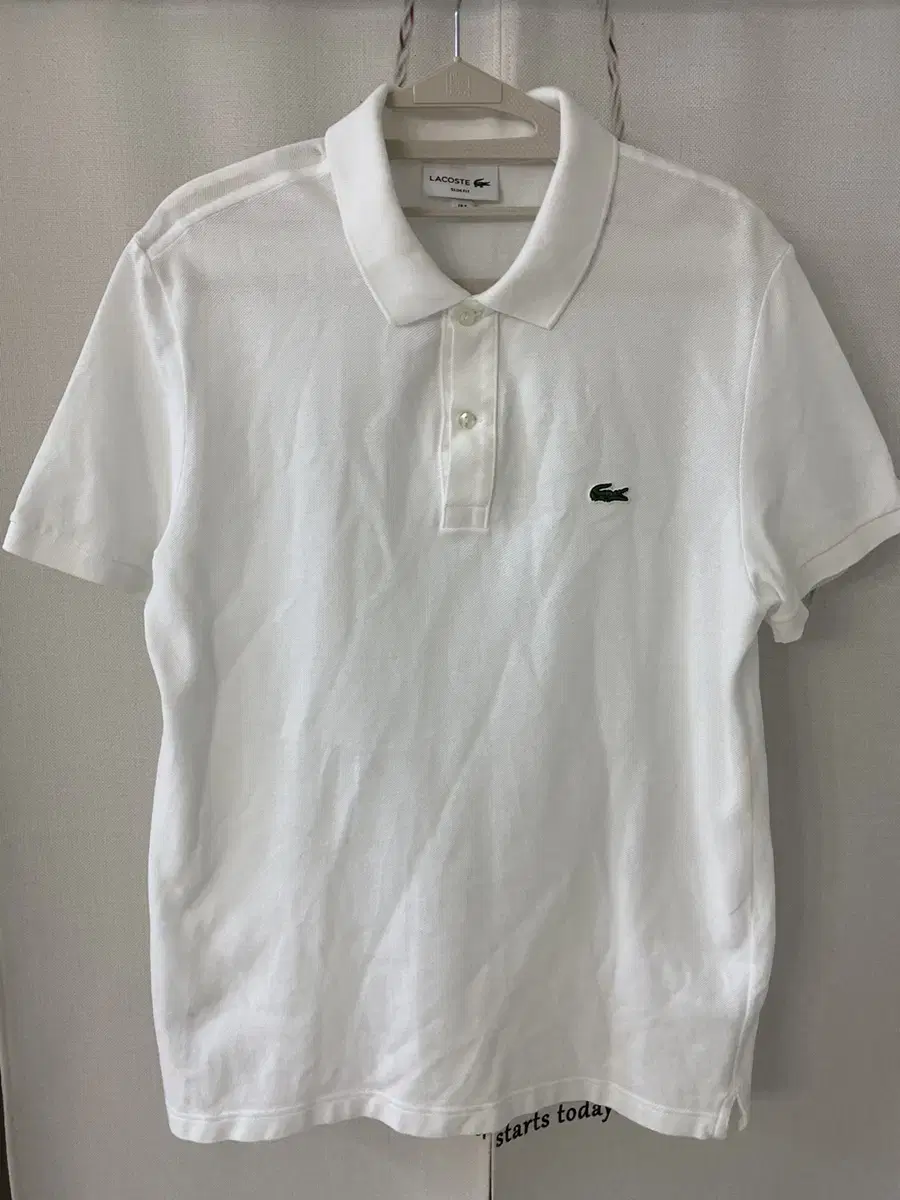 size L)Lacoste White short sleeve peasant dress sells