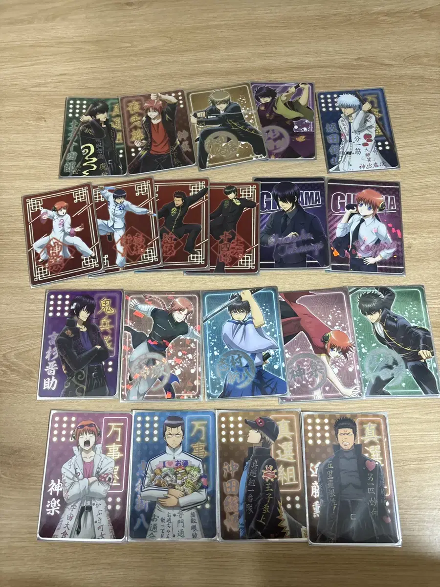 Gintama Metal kard 1BOX set